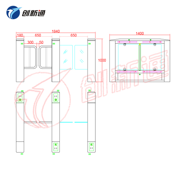 擺閘,三輥閘,速通閘,旋轉(zhuǎn)閘,平移閘,一字閘,人臉識(shí)別，